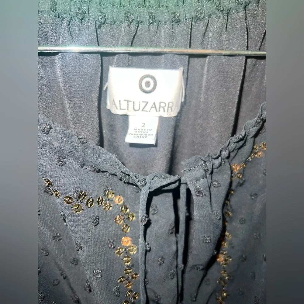 Altuzarra x Target Elegant Black Sheer Dress size 2